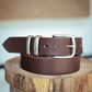 The Real McCaul Leathergoods Belts Standard 38mm Belt - Double Keeper - Cognac Australian Made Australian Owned Genuine Cowhide Leather Belt - Handmade in Australia