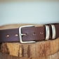 The Real McCaul Leathergoods Belts Standard 38mm Belt - Double Keeper - Cognac Australian Made Australian Owned Genuine Cowhide Leather Belt - Handmade in Australia