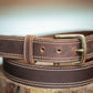 The Real McCaul Leathergoods Belts The Frank Heritage Belt - 35mm Australian Made Australian Owned Australian Made Solid Leather Full Grain Dress Belt- Black