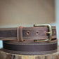 The Real McCaul Leathergoods Belts The Frank Heritage Belt - 35mm Australian Made Australian Owned Australian Made Solid Leather Full Grain Dress Belt- Black