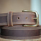 The Real McCaul Leathergoods Belts The Frank Heritage Belt - 38mm Australian Made Australian Owned Australian Made Solid Leather Full Grain Dress Belt- Black