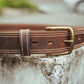 The Real McCaul Leathergoods Belts The Frank Heritage Belt - 38mm Australian Made Australian Owned Australian Made Solid Leather Full Grain Dress Belt- Black