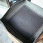 The Real McCaul Leathergoods Black / Small Deluxe Valet Tray Holder Australian Made Australian Owned