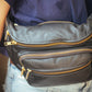 The Real McCaul Leathergoods Bum Bag Multi-Pocket Belt Bum Bag - Cowhide Australian Made Australian Owned Deluxe Leather Bum Bag Handmade in Australia YKK Zips