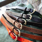 The Real McCaul Leathergoods Classic Narrow 20mm Belt - Black Australian Made Australian Owned Solid Leather Narrow Belt Made In Australia - 20mm  - Black