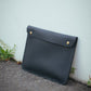 The Real McCaul Leathergoods Computer Accessories Black / Dark Sleeve Case for Tablet/Laptop - 13” - Horizontal Australian Made Australian Owned