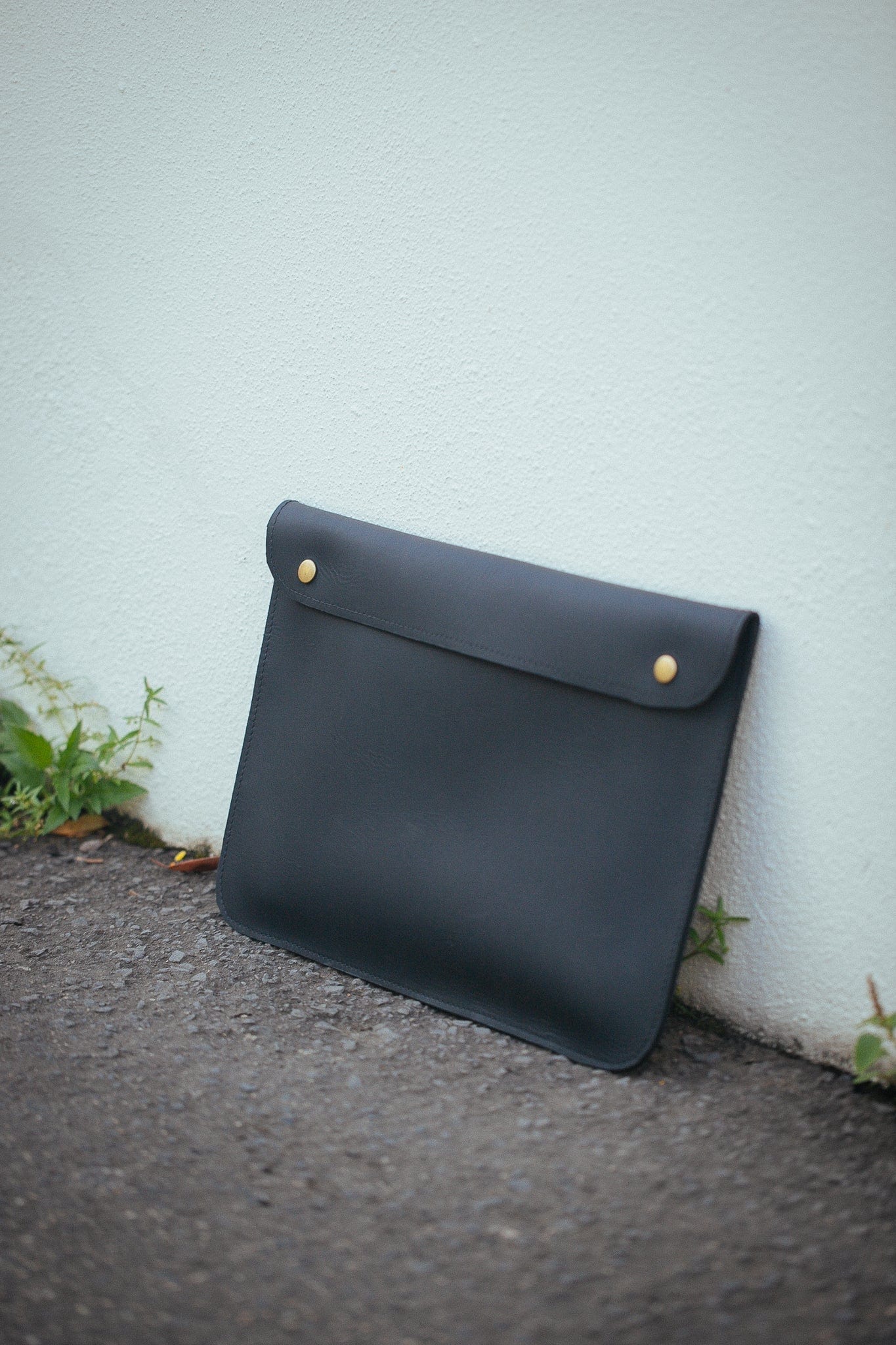 The Real McCaul Leathergoods Computer Accessories Black / Dark Sleeve Case for Tablet/Laptop - 15” - Horizontal Australian Made Australian Owned