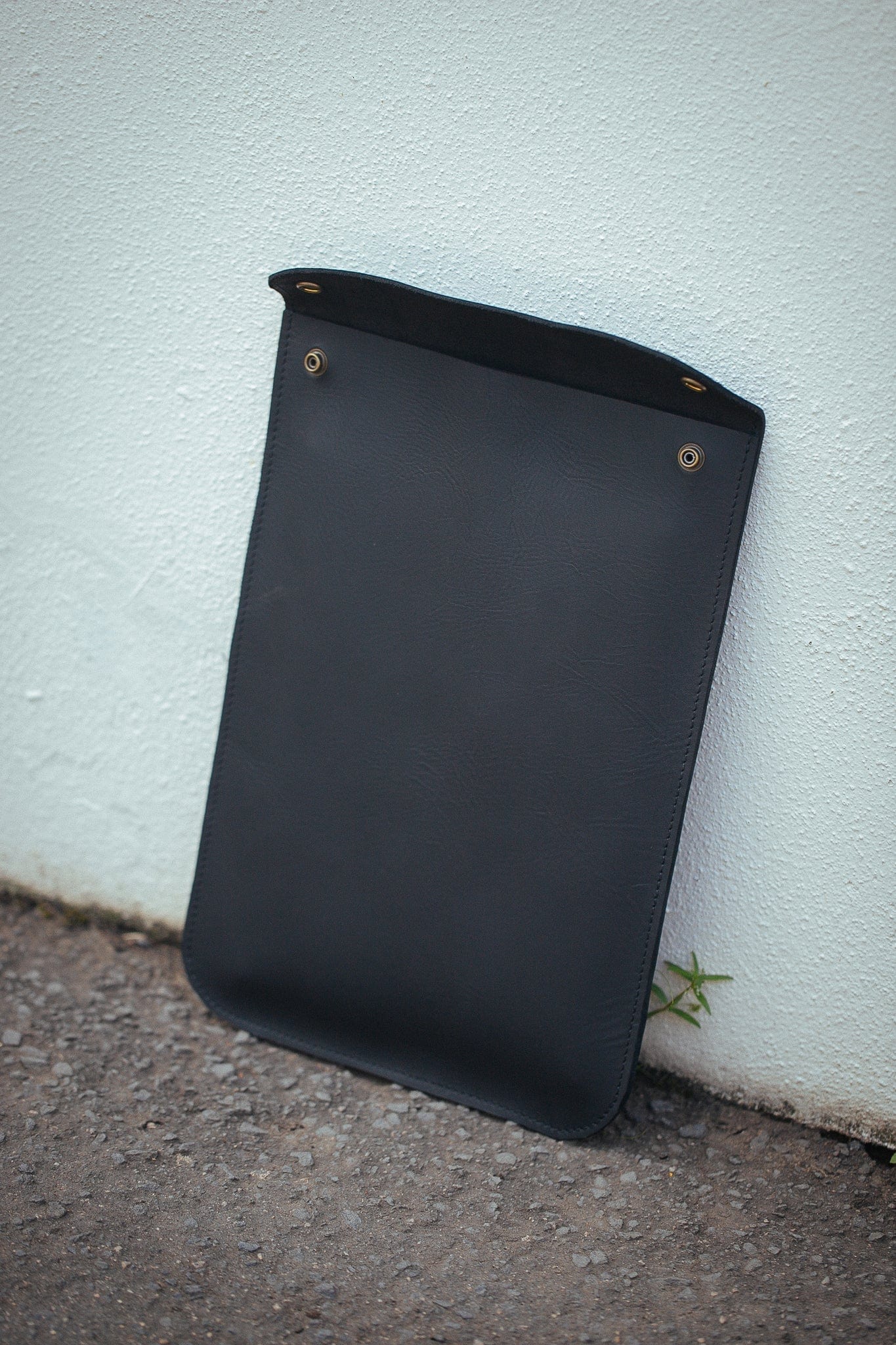 The Real McCaul Leathergoods Computer Accessories Black / Dark Sleeve Case for Tablet/Laptop - 15” - Vertical Australian Made Australian Owned