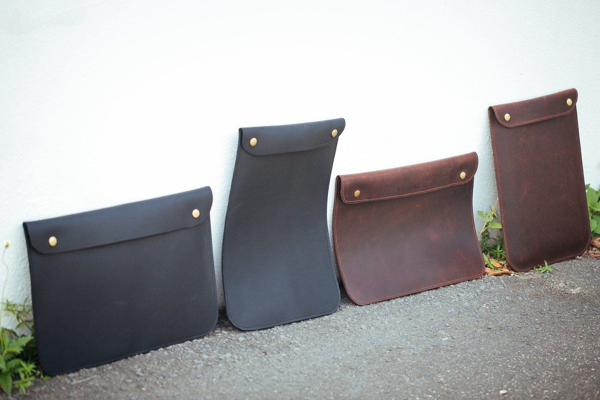 The Real McCaul Leathergoods Computer Accessories Sleeve Case for Tablet/Laptop - 15” - Vertical Australian Made Australian Owned