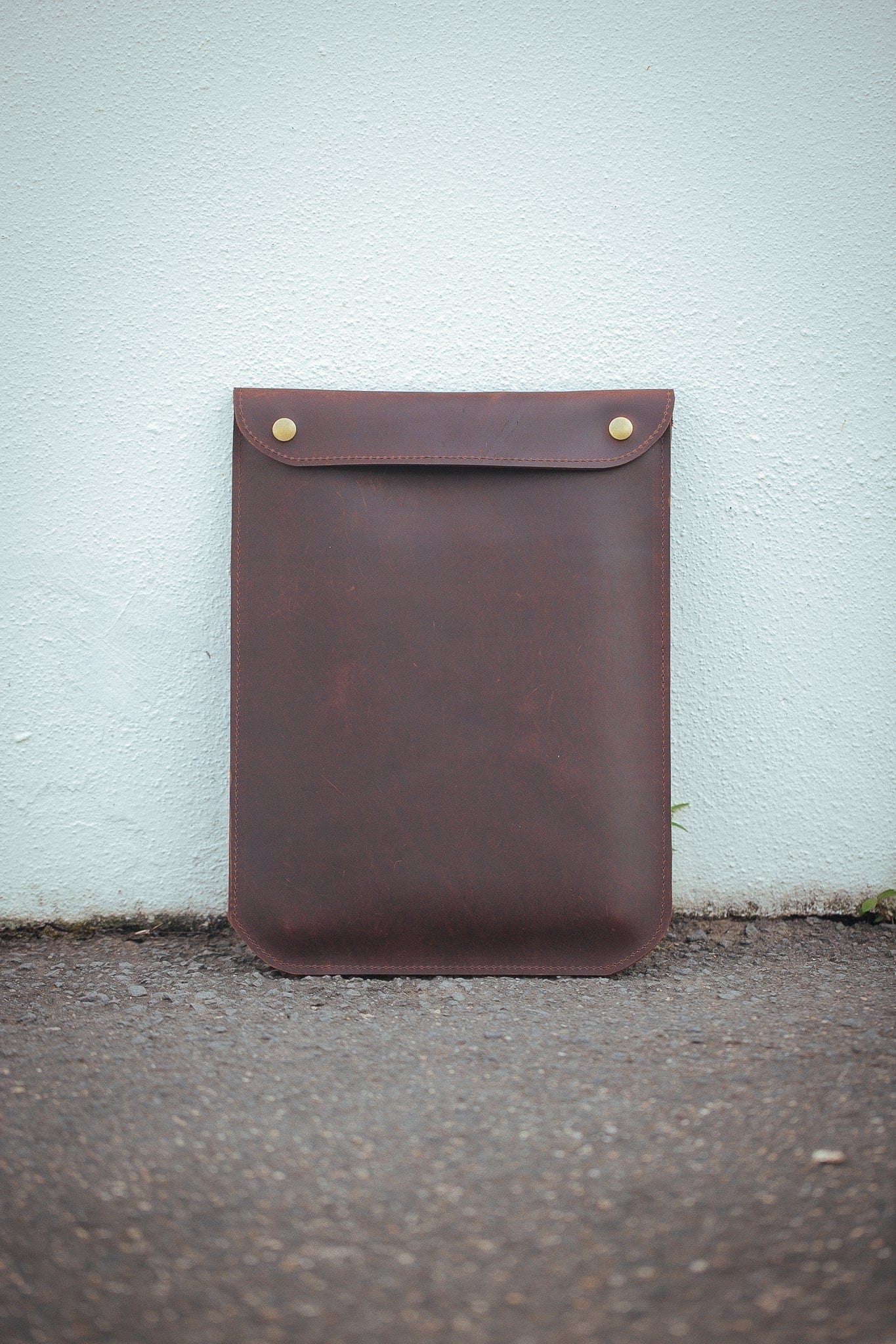 The Real McCaul Leathergoods Computer Accessories Sleeve Case for Tablet/Laptop - 15” - Vertical Australian Made Australian Owned