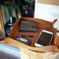 The Real McCaul Leathergoods Deluxe Valet Tray Holder Australian Made Australian Owned