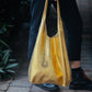 The Real McCaul Leathergoods Handbags Gold Sling Tote Bag - Cowhide Australian Made Australian Owned Slouch Tote Bag Leather Made In Australia 
