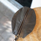 The Real McCaul Leathergoods Keyring Cowhide / Dark Brown / Brass Single Sided Key & Coin Pouch Australian Made Australian Owned Double Sided Key & Coin Pouch- MADE IN AUSTRALIA - Genuine Leather