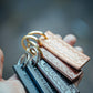 The Real McCaul Leathergoods Keyring Keychain - Branded Australian Made Australian Owned Leather Key Fob Holder Belt Hook Made In Australia
