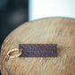 The Real McCaul Leathergoods Keyring Keychain - Branded Australian Made Australian Owned Leather Key Fob Holder Belt Hook Made In Australia