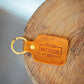 The Real McCaul Leathergoods Keyring Keyring - Branded Australian Made Australian Owned Leather Key Fob Holder Belt Hook Made In Australia