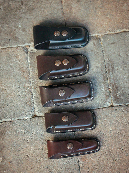 The Real McCaul Leathergoods Leatherman Knife Multitool Pouch for Belt Australian Made Australian Owned Leatherman Knife Pouch Cowhide Australian Made Belt
