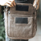 The Real McCaul Leathergoods Manbag Sydney Crossbody Satchel Australian Made Australian Owned Sydney Manbag Leather- Made In Australia- YKK Zips