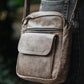 The Real McCaul Leathergoods Manbag Vintage Brown / Cowhide Sydney Crossbody Satchel Australian Made Australian Owned Sydney Manbag Leather- Made In Australia- YKK Zips