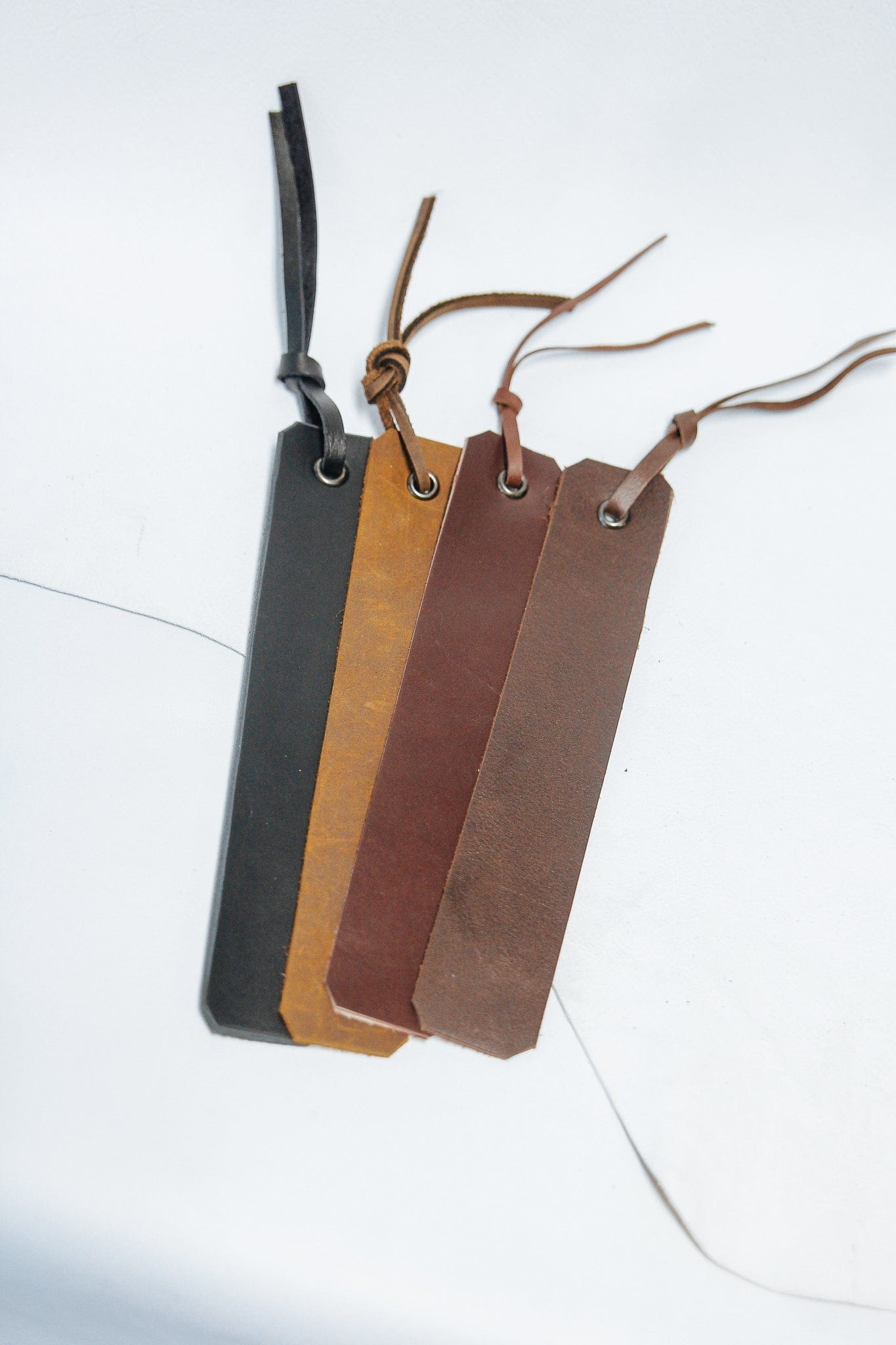 The Real McCaul Leathergoods Personalised Bookmark Australian Made Australian Owned Personalised Embossed Leather Bookmark Handmade in Australia