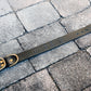 The Real McCaul Leathergoods Personalised Dog Collar 38mm Wide - Black Australian Made Australian Owned Leather Dog Collar with Brass Fittings- Australian Made