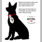 The Real McCaul Leathergoods Personalised Dog Collar 38mm Wide - Black Australian Made Australian Owned Leather Dog Collar with Brass Fittings- Australian Made