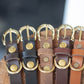 The Real McCaul Leathergoods Pet Collars & Harnesses Classic Dog Collar - 20mm - Black Australian Made Australian Owned Leather Dog Collar with Brass Fittings- Australian Made