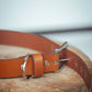 The Real McCaul Leathergoods Pet Collars & Harnesses Classic Dog Collar - 30mm - Tan Australian Made Australian Owned Leather Dog Collar with Brass Fittings- Australian Made