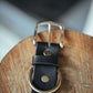 The Real McCaul Leathergoods Pet Collars & Harnesses Classic Dog Collar - 38mm - Black Australian Made Australian Owned Leather Dog Collar with Brass Fittings- Australian Made