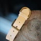 The Real McCaul Leathergoods Pet Collars & Harnesses Classic Dog Collar - 38mm - Natural Australian Made Australian Owned Leather Dog Collar with Brass Fittings- Australian Made