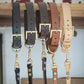 The Real McCaul Leathergoods Pet Collars & Harnesses Dog Collar & Leash Set - 30mm Wide - Cognac Australian Made Australian Owned Leather Dog Collar and Lead with Brass Fittings- Australian Made