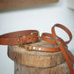 The Real McCaul Leathergoods Pet Collars & Harnesses Dog Collar & Leash Set - 30mm Wide - Tan Australian Made Australian Owned Leather Dog Collar and Lead with Brass Fittings- Australian Made