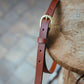 The Real McCaul Leathergoods Plain Narrow 20mm Belt - Cognac Australian Made Australian Owned Narrow Solid Leather Belt Made In Australia - 20mm  - Cognac