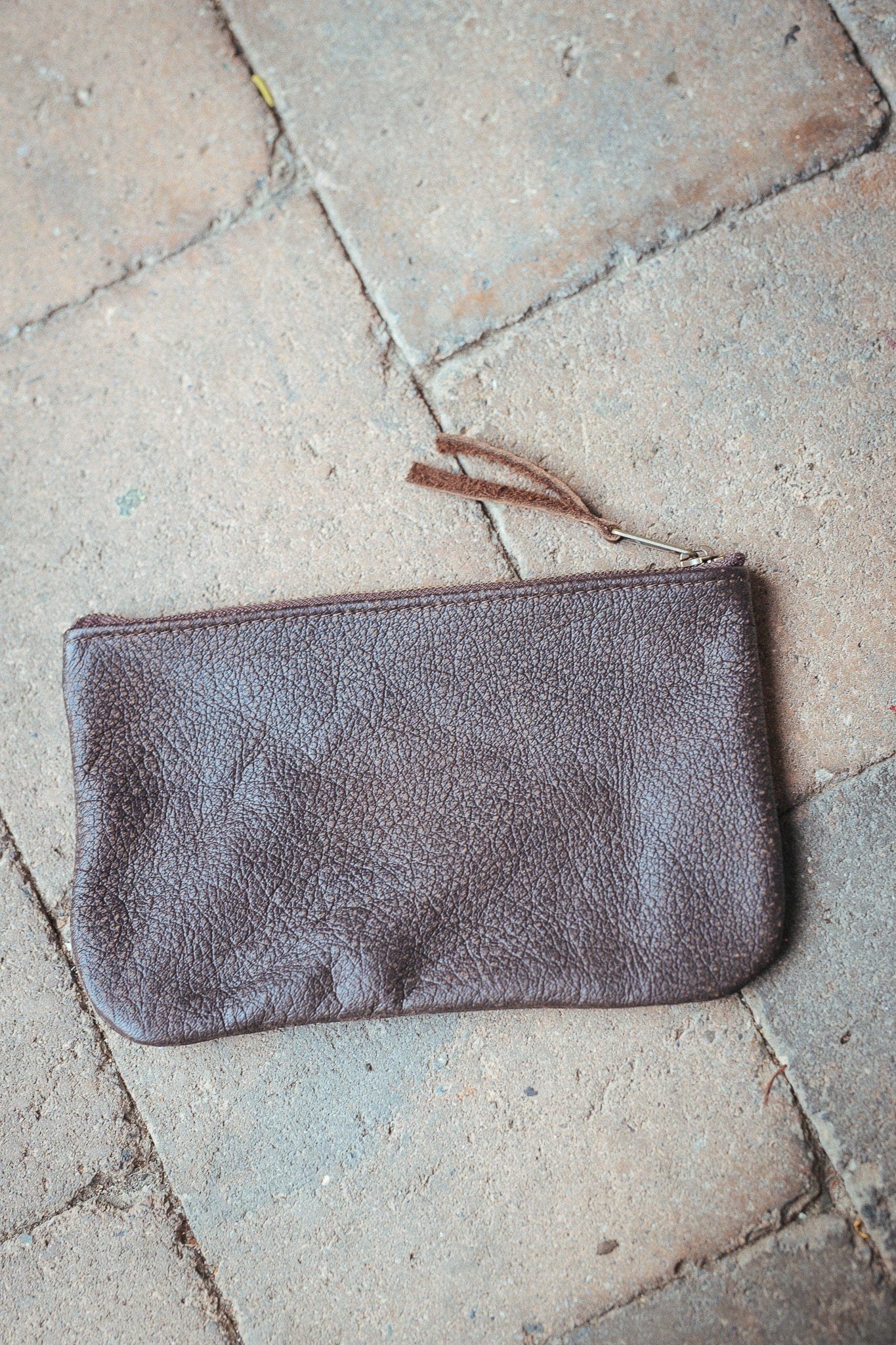 The Real McCaul Leathergoods Purses Clementine Clutch - Cowhide Australian Made Australian Owned Clementine Leather Clutch- Made In Australia YKK Zips