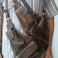 The Real McCaul Leathergoods Travel Bag Men’s Sling Bag Australian Made Australian Owned