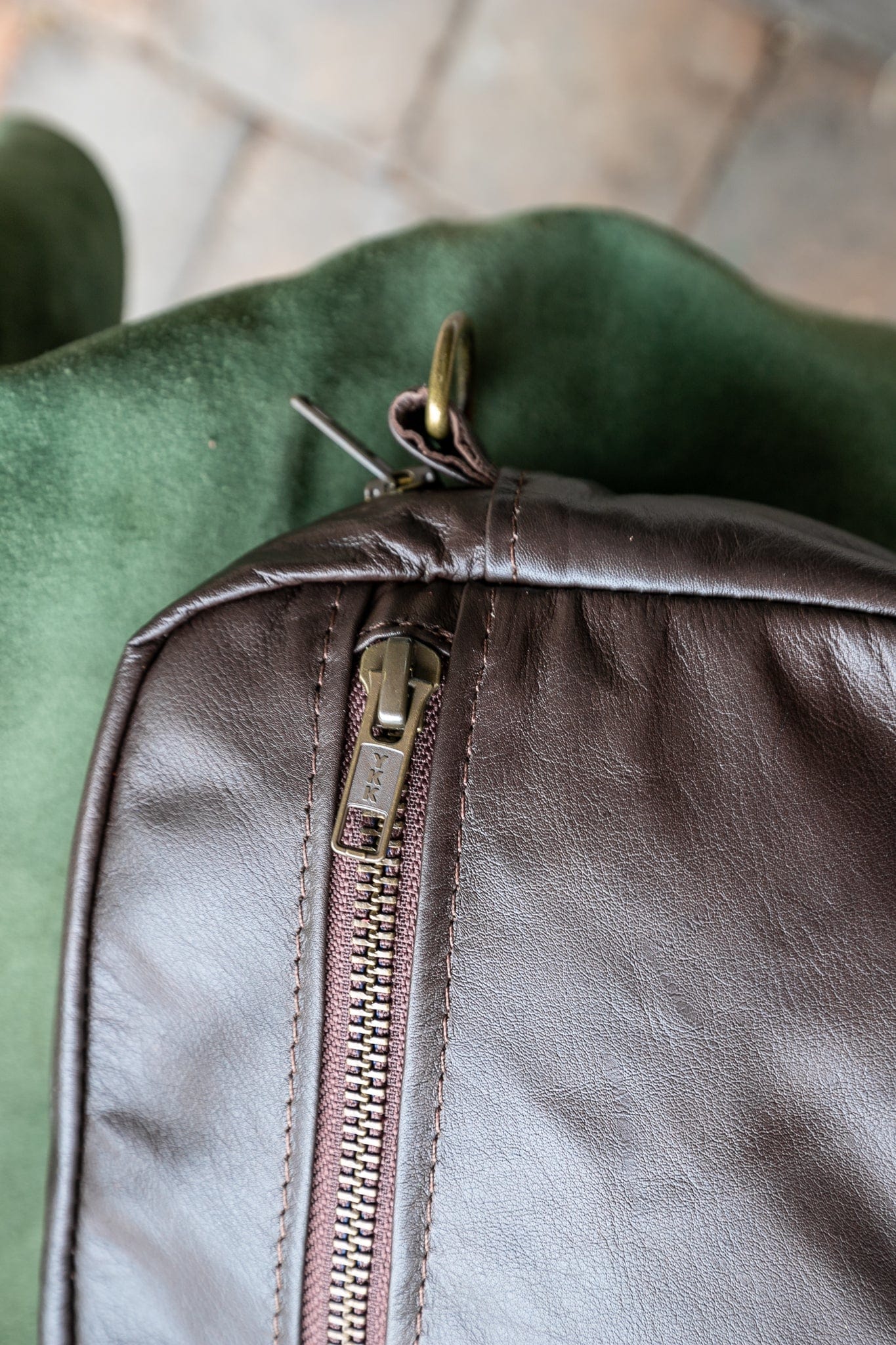 The Real McCaul Leathergoods Utility Wrist Bag - Kangaroo Australian Made Australian Owned Men's Leather Utility Wrist Strap ManBag- Made In Australia