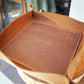 The Real McCaul Leathergoods Vintage Brown / Small Deluxe Valet Tray Holder Australian Made Australian Owned