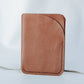 The Real McCaul Leathergoods Wallet Mid-Brown Steven Card Holder Australian Made Australian Owned