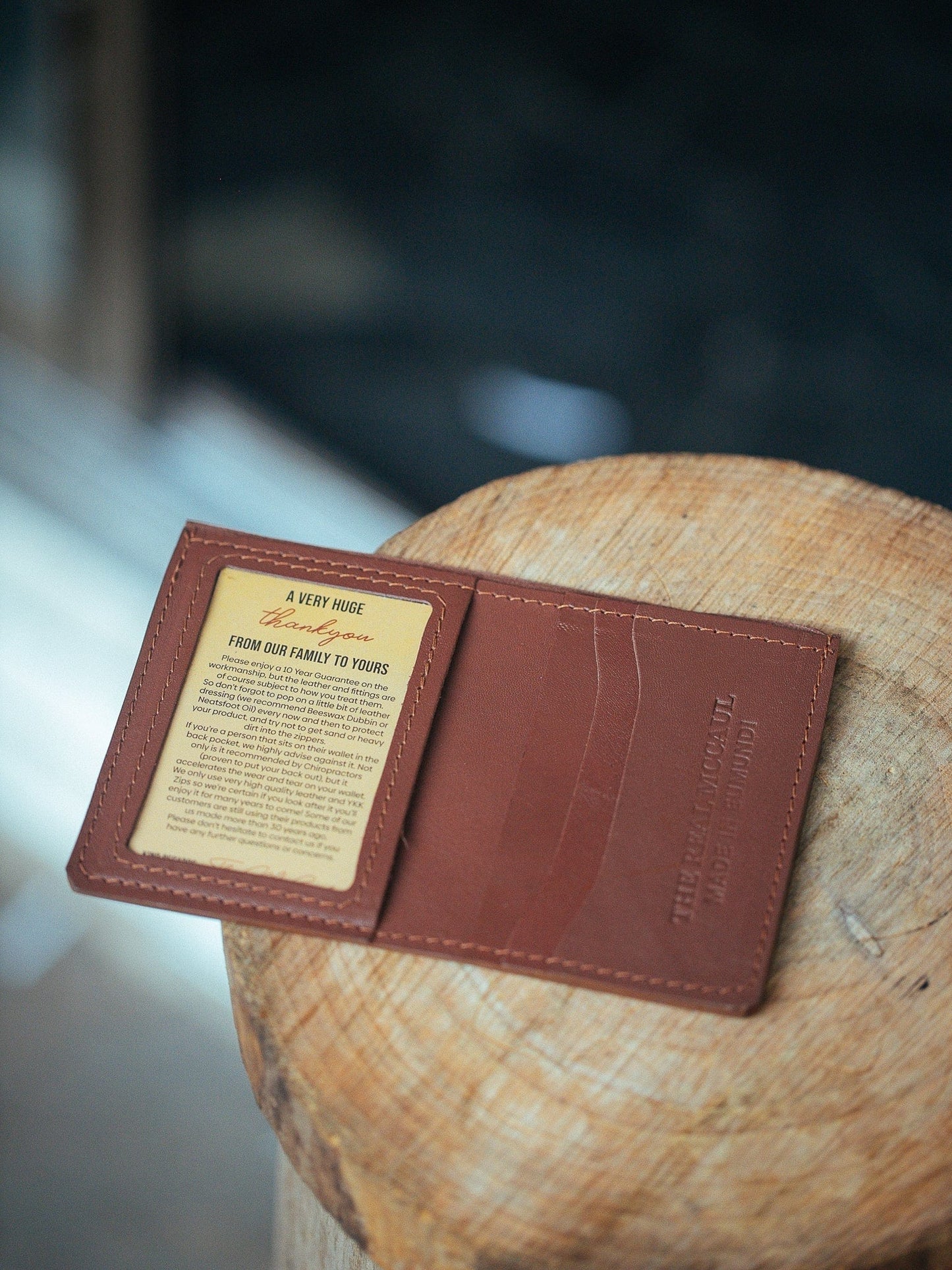 The Real McCaul Leathergoods Wallet Mid-Brown The Matt Wallet Australian Made Australian Owned The Matt Leather Wallet Made In Australia Kangaroo Leather Wallet