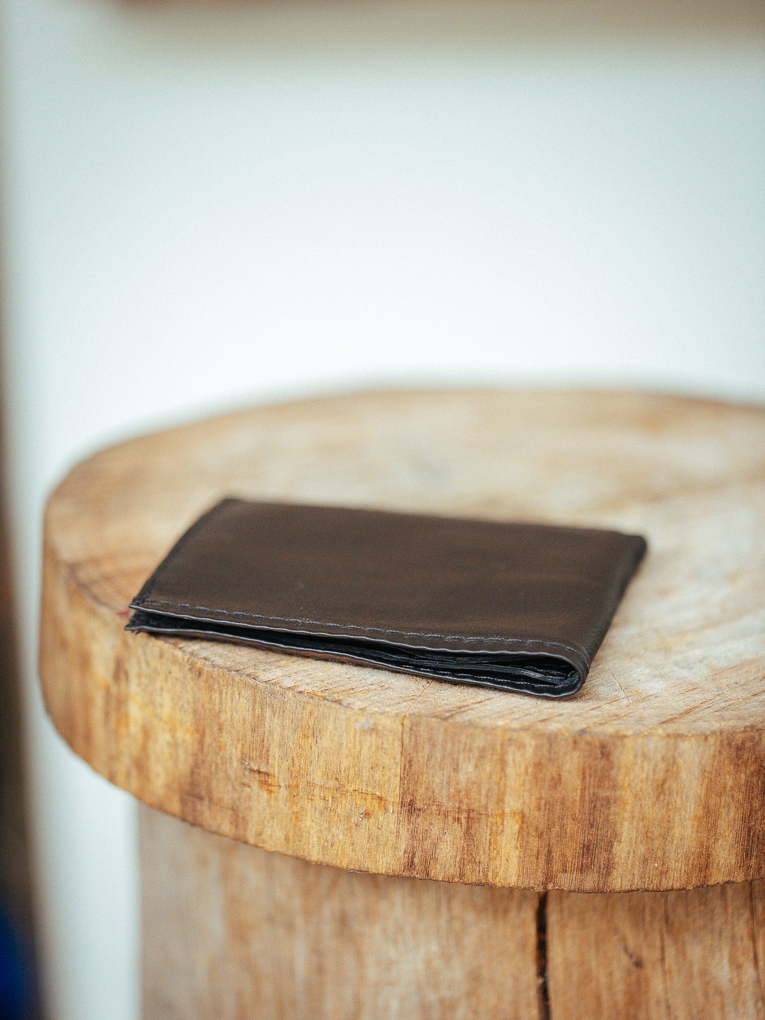 The Real McCaul Leathergoods Wallet Small Bifold Wallet - Kangaroo Australian Made Australian Owned Small Bi-Fold Wallet Australian Made - Kangaroo