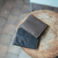 The Real McCaul Leathergoods Wallet Small Bifold Wallet with Zip - Cowhide Australian Made Australian Owned Small Bi-Fold Leather Wallet Australian Made 