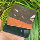 The Real McCaul Leathergoods Wallet Tan / Kangaroo Card Holder- 3 Pocket Australian Made Australian Owned Leather Card Holder Wallet- 3 Pocket Made in Australia 