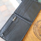 The Real McCaul Leathergoods Wallets Bifold Wallet With Coin Zip and Clip - Cowhide Australian Made Australian Owned