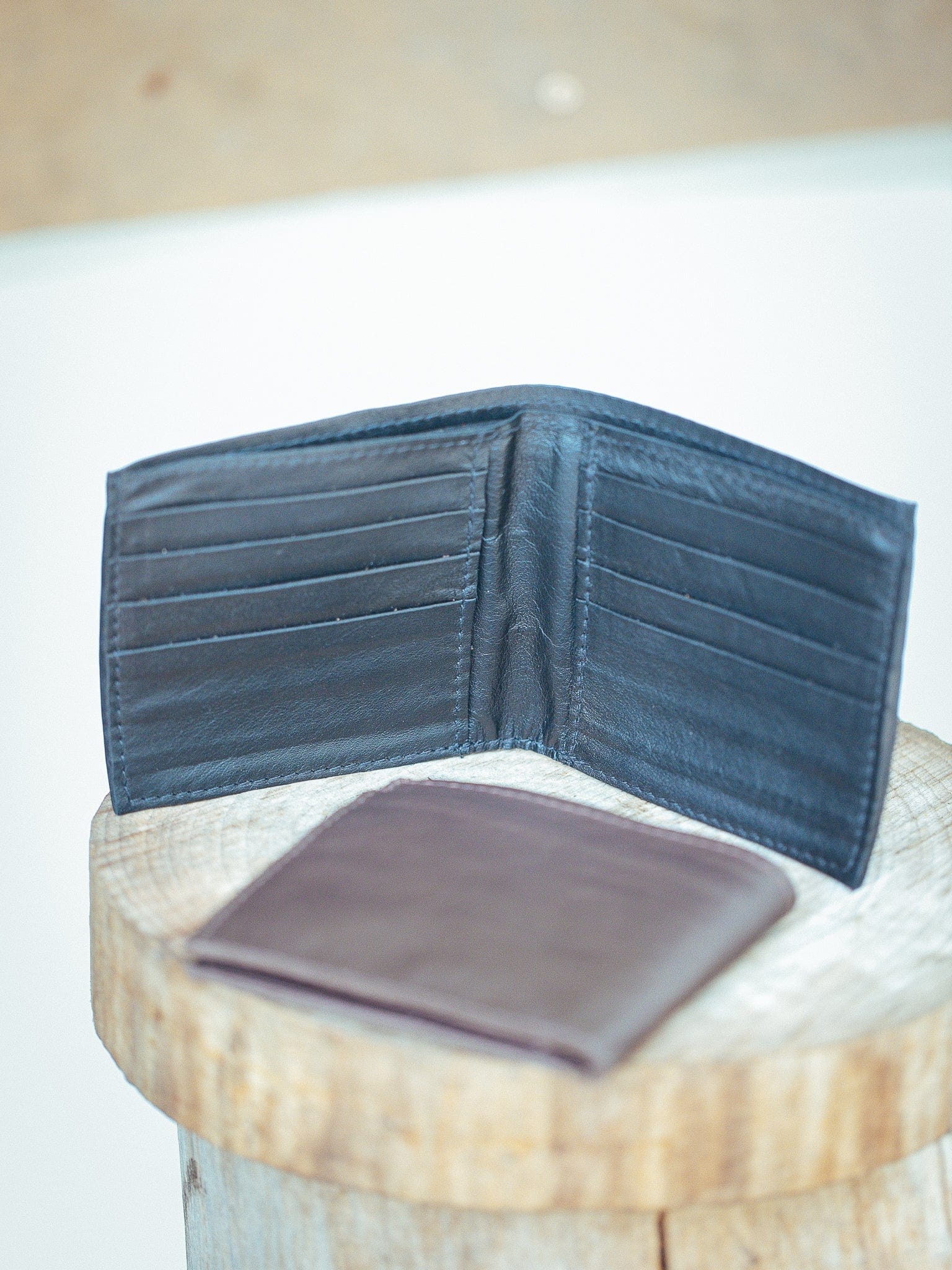 The Real McCaul Leathergoods Wallets Classic Bifold Wallet - Kangaroo Australian Made Australian Owned Bifold Kangaroo Leather Wallet- Made In Australia