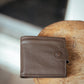 The Real McCaul Leathergoods Wallets Dark Brown Bifold Wallet With Coin Zip and Clip - Cowhide Australian Made Australian Owned