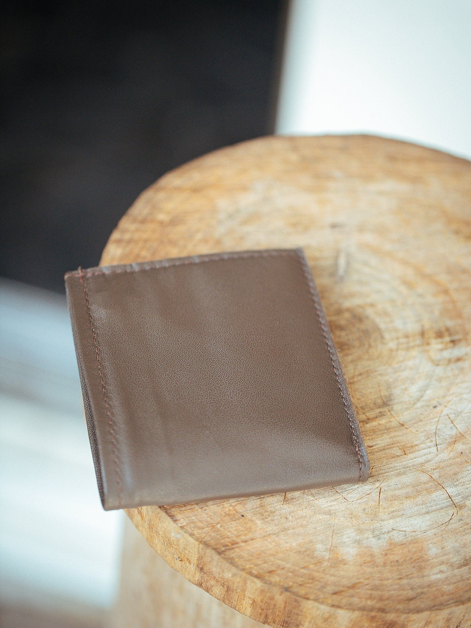 The Real McCaul Leathergoods Wallets Dark Brown / No Clip Classic Bifold Wallet - Cowhide Australian Made Australian Owned BiFold Leather Wallet- Made In Australia