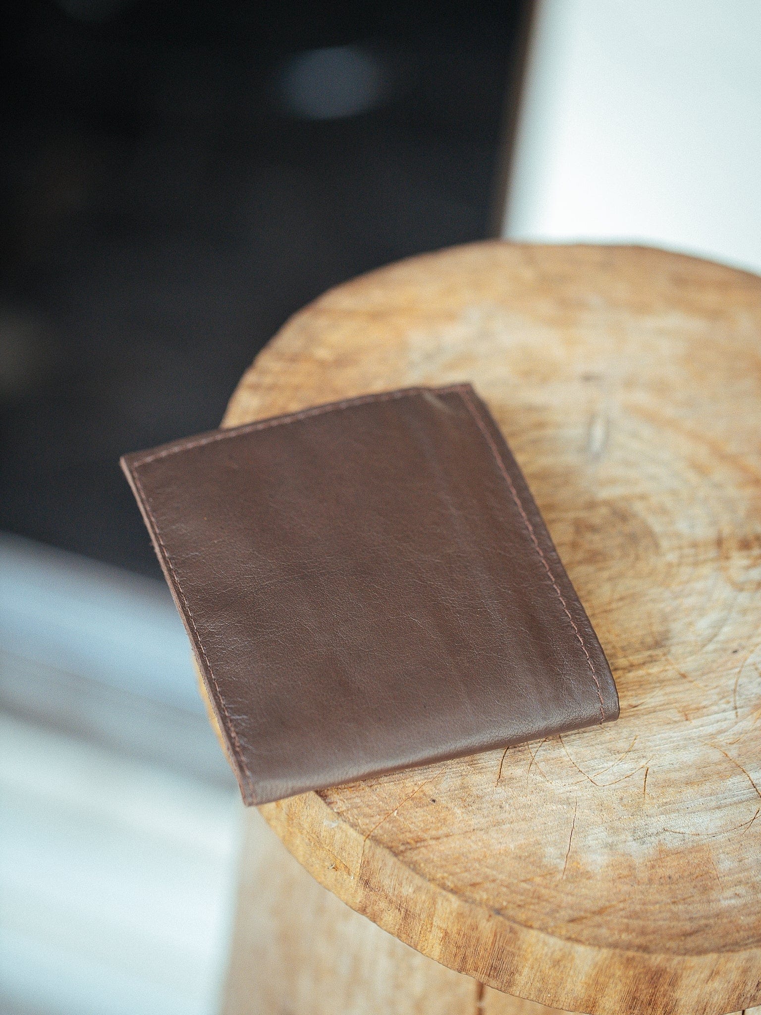 The Real McCaul Leathergoods Wallets Premium Soft Kangaroo / Dark Brown / No Clip Classic Bifold Wallet - Kangaroo Australian Made Australian Owned Bifold Kangaroo Leather Wallet- Made In Australia