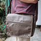 The Real McCaul Leathergoods Zeuss Satchel - Cowhide Australian Made Australian Owned Men's Leather Satchel Made In Australia- Laptop/iPad