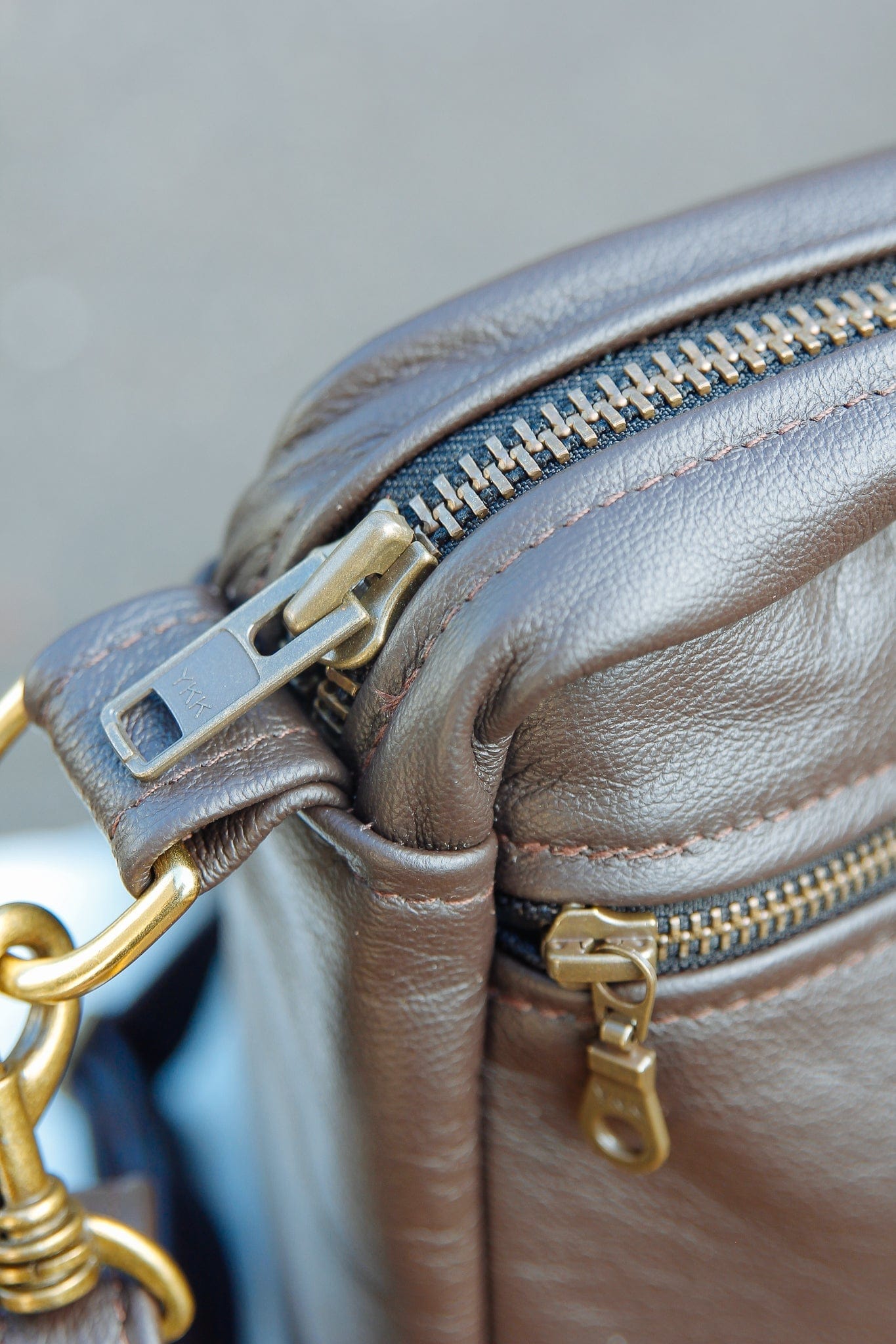 The Real McCaul Leathergoods Zeuss Satchel - Cowhide Australian Made Australian Owned Men's Leather Satchel Made In Australia- Laptop/iPad