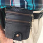 The Real McCaul Multi-Wallet Small / Black / Thin Multi Wallet Belt Pouch (Cowhide) Australian Made Australian Owned Made in Australia Travel Belt Multi-Wallet (Cowhide Leather)